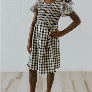 ROOLEE Mini Park Breeze Checkered Dress